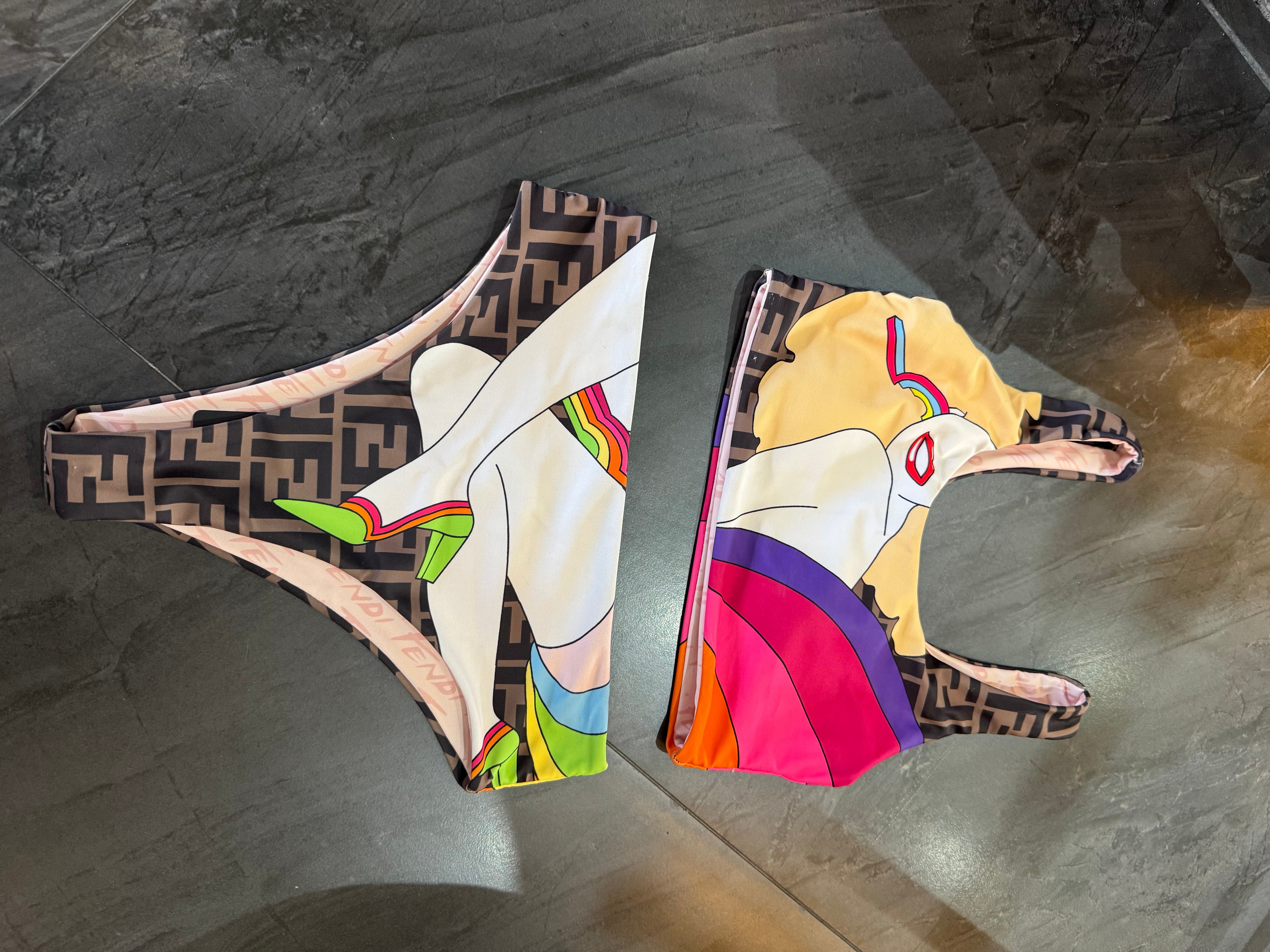 Traje de baño 2 piezas F